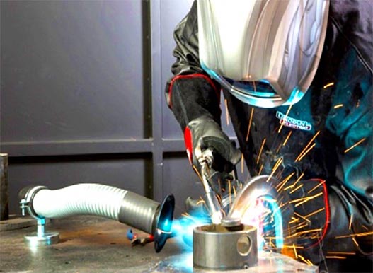 Welding ventilation equipment