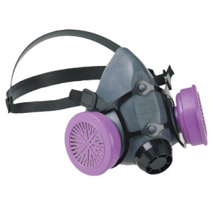 Re-useable half-mask respirator