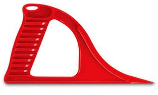 Bladeless safety cutter for paper rolls