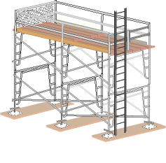 Scaffolding safety illustration